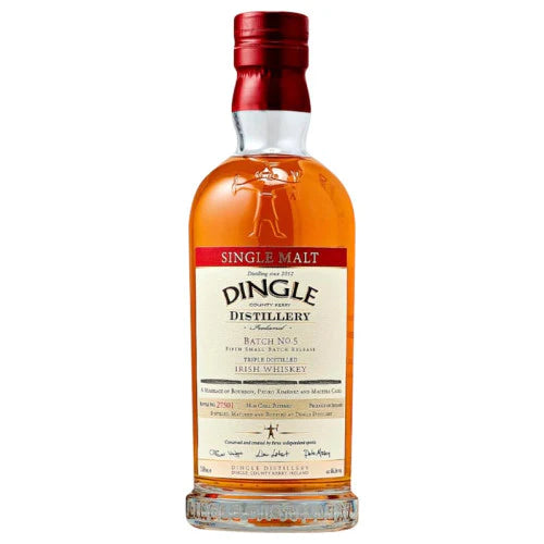 DINGLE WHISKEY SINGLE MALT SMALL BATCH TRIPLE DISTILLED BATCH NO5 IRISH 750ML LIQ