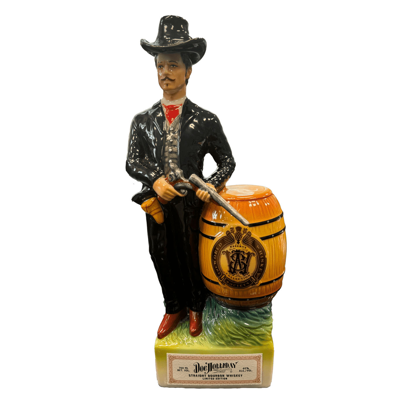 DOC HOLLIDAY BOURBON FIGURINE 6YR 700ML