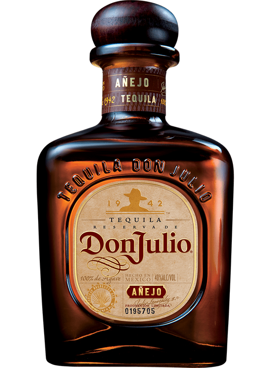 Don Julio Tequila Anejo 750ML bottle, showcasing premium aged tequila, available at RemedyLiquor.com