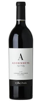 ADDENDUM STAGECOACH CABERNET SAUVIGNON ATLAS PEAK NAPA 2016 WINE