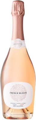 FRENCH BLOOM SPARKLING WINE ROSE NO ALCOHOL FRANCE 750ML WINE