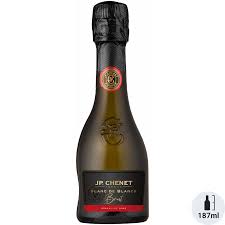 J P CHENET SPARKLING WINE BRUT BLANC DE BLANCS FRANCE NV 187ML WINE