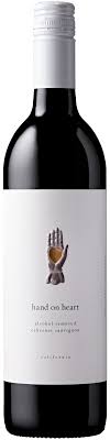 HAND ON HEART CABERNET SAUVIGNON NON ALCOHOL CALIFORNIA 750ML WINE