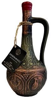 KINDZMARAULI RED SEMI SWEET WINE DOKI CERAMIC GEORGIA 750ML WINE