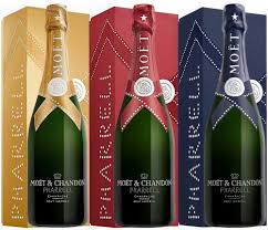MOET & CHANDON CHAMPAGNE BRUT IMPERIAL PHARRELL WILLIAMS EDITION FRANCE 750ML WINE