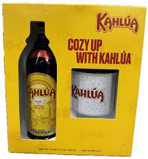 KAHLUA LIQUEUR COFFEE MEXICO GFT PK W/ COFFEE MUG 750ML LIQ