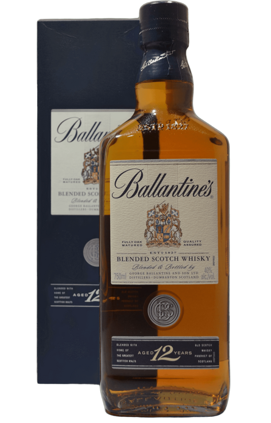 BALLANTINES SCOTCH BLENDED 12YR 750ML Spirits
