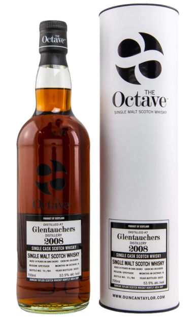 DUNCAN TAYLOR GLENTAUCHERS SCOTCH SINGLE MALT SINGLE SHERRY CASK 14YR 750ML LIQ