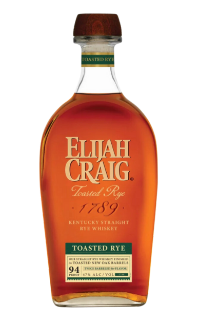 ELIJAH CRAIG WHISKEY TOASTED RYE NEW OAK BARRELS KENTUCKY 94PF 750ML LIQ