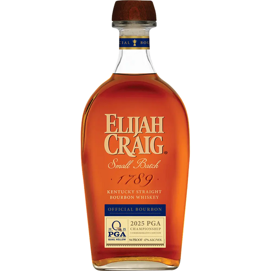 ELIJAH CRAIG BOURBON SMALL BATCH 2025 PGA CHAMPIONSHIP EDITION KENTUCKY 750ML LIQ