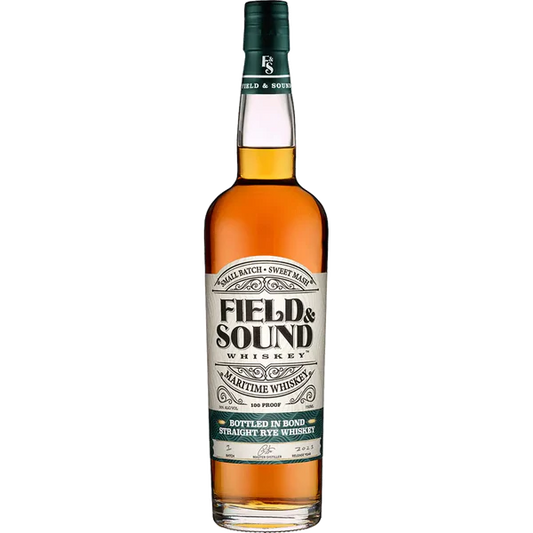 FIELD & SOUND WHISKEY RYE BOTTLED IN BOND NEW YORK 750ML LIQ