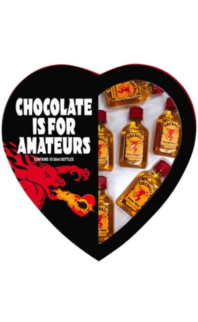 FIREBALL WHISKEY CINNAMON CANADA VALENTINES DAY PK 10X50ML LIQ