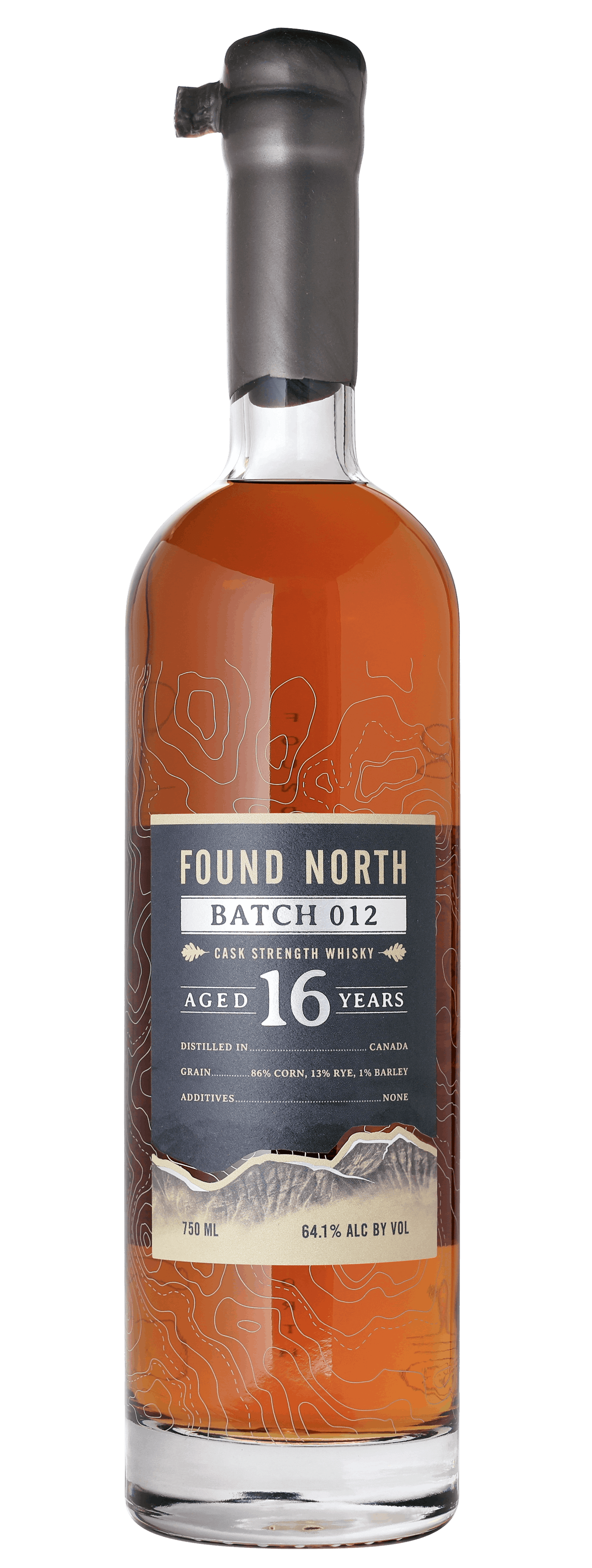FOUND NORTH WHISKY CASK STRENGTH BATCH 012 CANADA 16YR 750ML LIQ