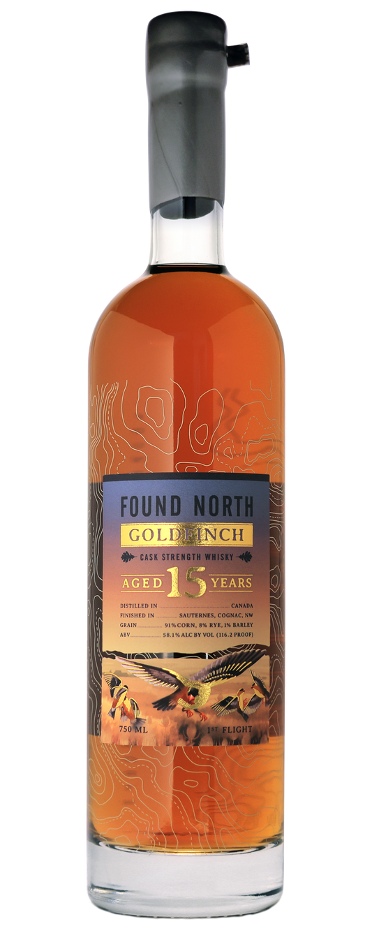 FOUND NORTH WHISKY CASK STRENGTH GOLDFINCH CANADA 15YR 750ML LIQ