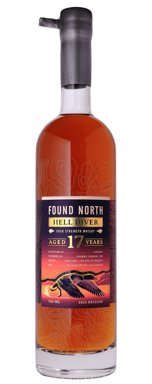 FOUND NORTH WHISKY CASK STRENGTH HELL DIVER CANADA 17YR 750ML LIQ