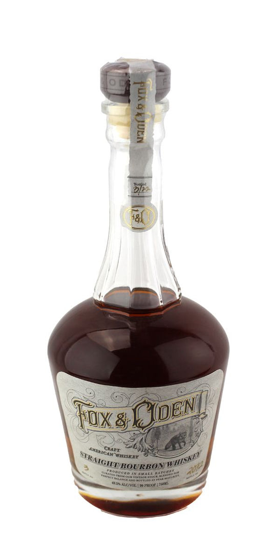 FOX AND ODEN STRAIGHT BOURBON WHISKEY 750ML