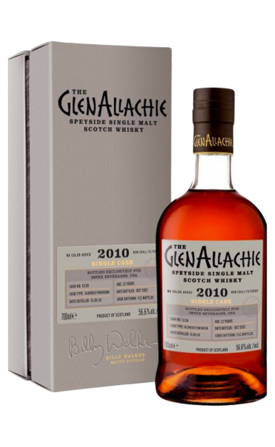 GLENALLACHIE SCOTCH SINGLE MALT SINGLE CASK 2012 12YR 700ML LIQ