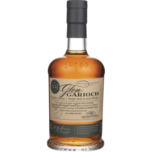 GLEN GARIOCH SCOTCH SINGLE MALT 12YR 750ML LIQ