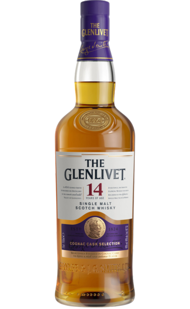 GLENLIVET SCOTCH SINGLE MALT COGNAC CASK SELECTION 14YR 750ML - Remedy Liquor