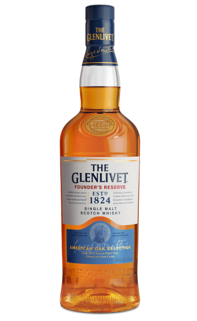 GLENLIVET SCOTCH SINGLE MALT FOUNDERS RESERVE SPEYSIDE 750ML - Remedy Liquor