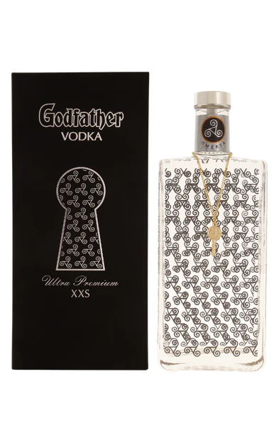 GODFATHER VODKA ULTRA PREMIUM XXS ARMENIA W/ GLITTER DESIGN 750ML Spirits