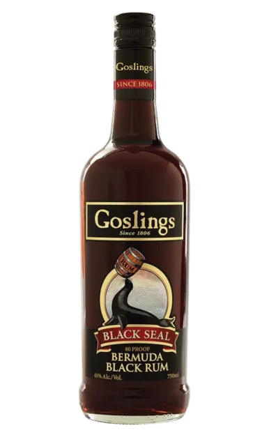 GOSLINGS BLACK SEAL RUM BERMUDA CARIBBEAN 750ML Spirits