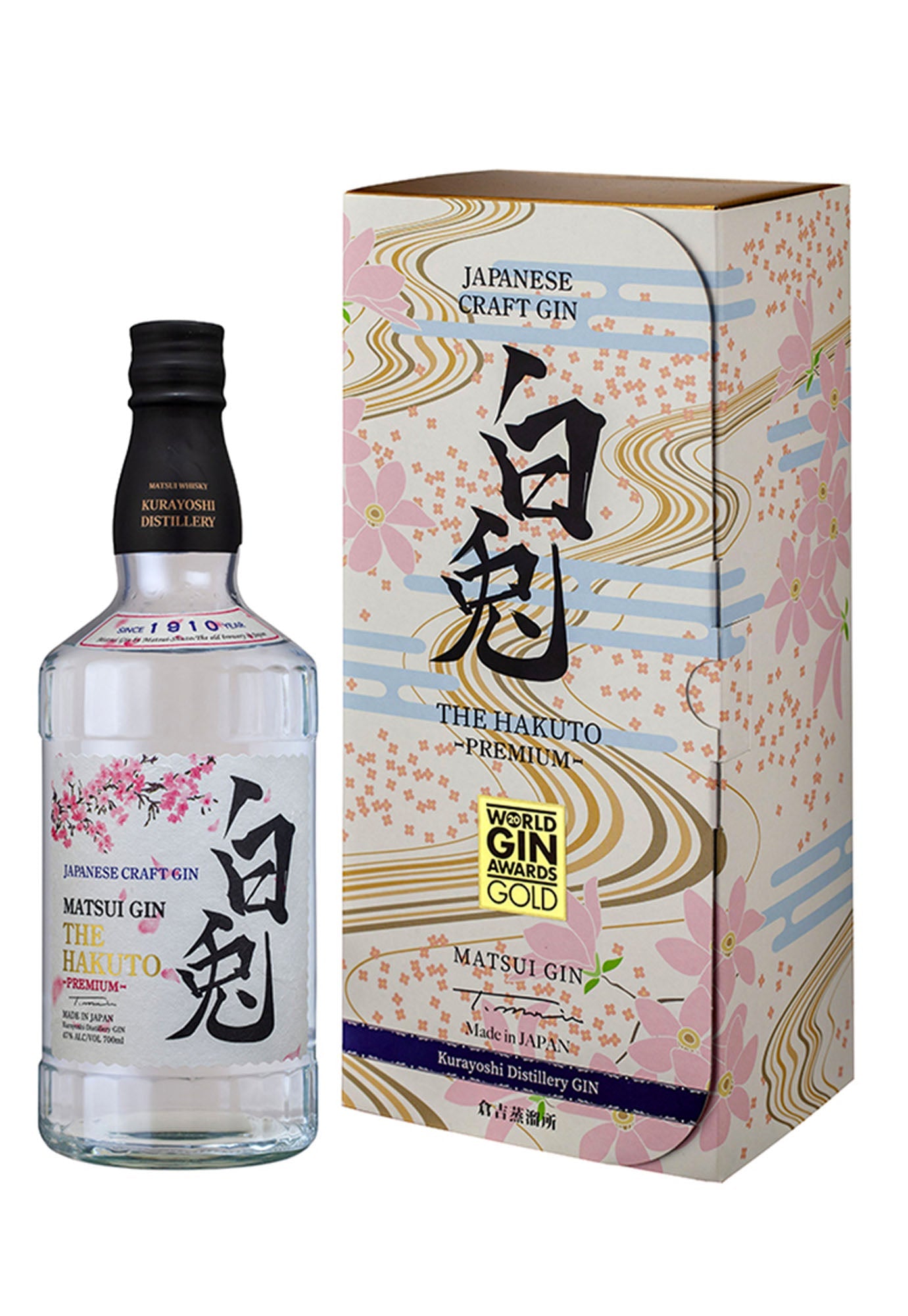 THE HAKUTO MATSUI GIN PREMIUM JAPAN 700ML LIQ
