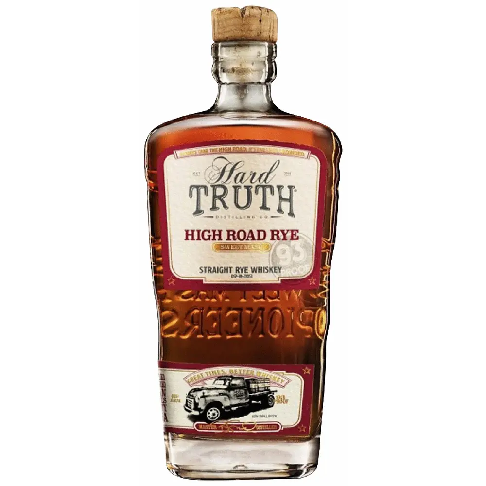 HARD TRUTH WHISKEY HIGH ROAD RYE SWEET MASH INDIANA 750ML LIQ
