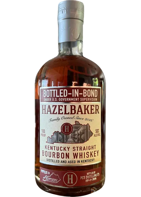 HAZELBAKER BOURBON BOTTLED IN BOND KENTUCKY 7YR 750ML LIQ