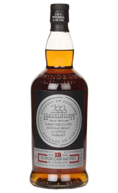 HAZELBURN SCOTCH SINGLE MALT OLOROSO CASK MATURED CAMPBELTOWN 12YR 700ML - Remedy Liquor