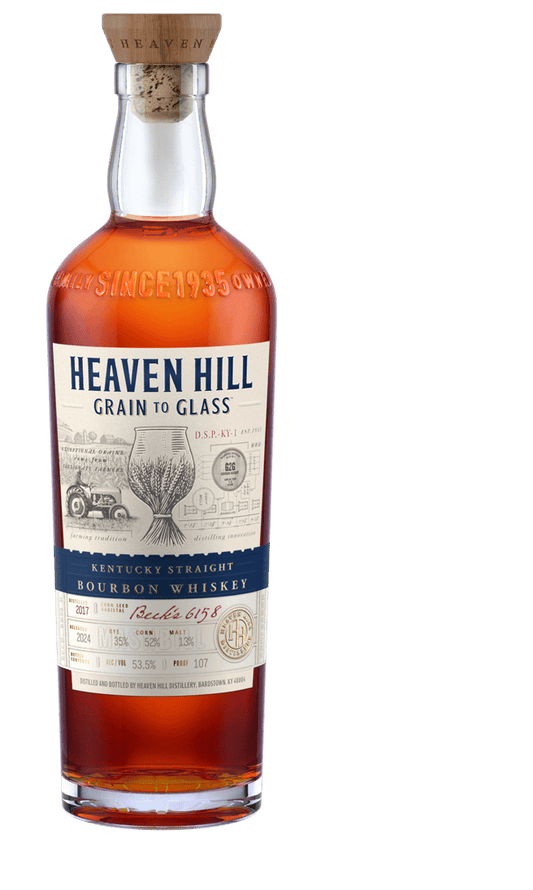 HEAVEN HILL BOURBON STRAIGHT GRAIN TO GLASS KENTUCKY 700ML LIQ