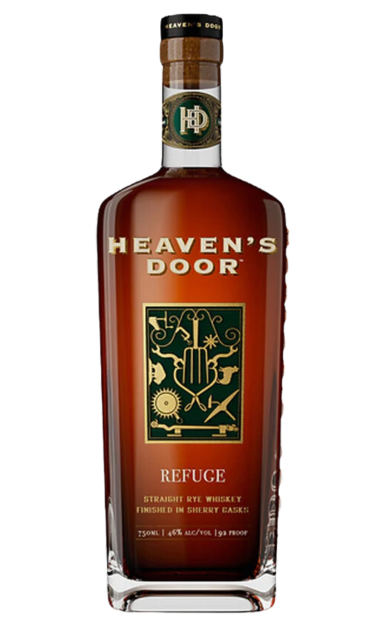 HEAVEN'S DOOR WHISKEY STRAIGHT RYE REFUGE EDITION FINISHED IN SHERRY CASKS TENNESSEE 750ML - Remedy Liquor