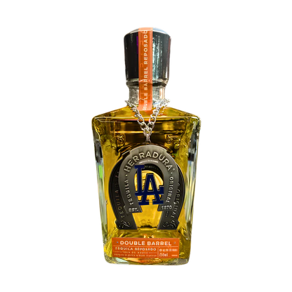 HERRADURA TEQUILA REPOSADO DOUBLE BARREL DODGERS EDITION 750ML LIQ