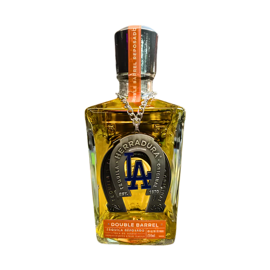 HERRADURA TEQUILA REPOSADO DOUBLE BARREL DODGERS EDITION 750ML LIQ