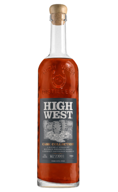 HIGH WEST BOURBON STRAIGHT EMPIRE STATE CASK COLLECTION FINISHED IN CABERNET SAUVIGNON BARRELS UTAH 750ML