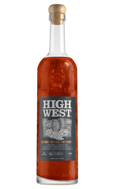 HIGH WEST BOURBON STRAIGHT EMPIRE STATE CASK COLLECTION FINISHED IN CABERNET SAUVIGNON BARRELS UTAH 750ML LIQ