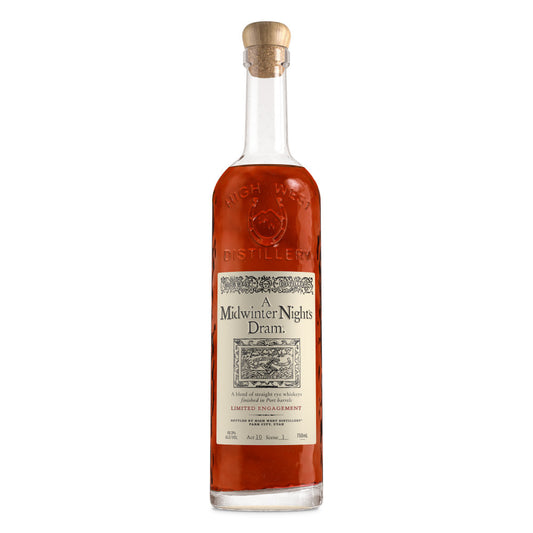 HIGH WEST WHISKEY RYE LIMITED A MIDWINTER NIGHTS DRAM ACT 14 UTAH 750ML