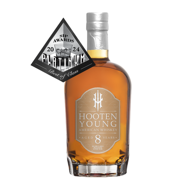 HOOTEN YOUNG WHISKEY AGED IN OAK BARRELS INDIANA 8YR 750ML LIQ