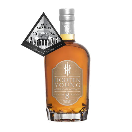 HOOTEN YOUNG WHISKEY AGED IN OAK BARRELS INDIANA 8YR 750ML LIQ