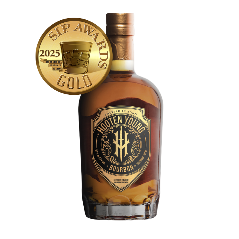 HOOTEN YOUNG BOURBON WHISKEY STRAIGHT BOTTLED IN BOND KENTUCKY 750ML LIQ