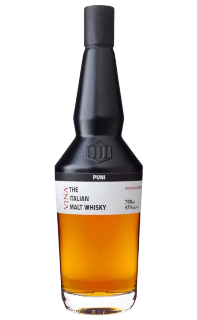 PUNI THE ITALIAN MALT WHISKEY VINA DRY MARSALA VERGINE CASK ITALY 750ML Spirits