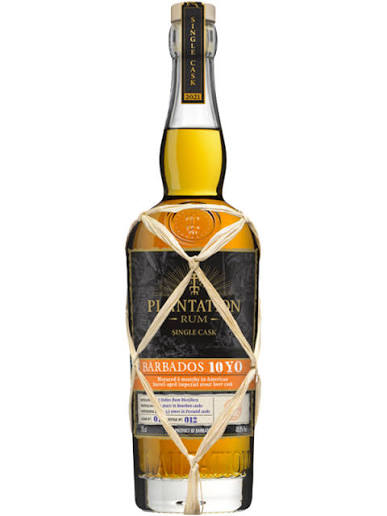 PLANTATION RUM SINGLE CASK BARBADOS 10YR 750ML LIQ