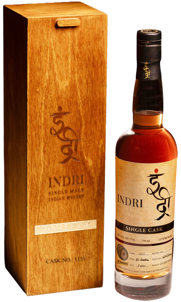 INDRI WHISKEY SINGLE MALT SINGLE EX BOURBON CASK 1151 INDIA 117PF