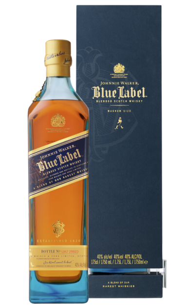 JOHNNIE WALKER BLUE LABEL SCOTCH BLENDED 1.75LI - Remedy Liquor