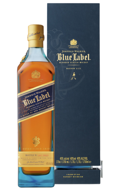 JOHNNIE WALKER BLUE LABEL SCOTCH BLENDED 1.75LI liquor