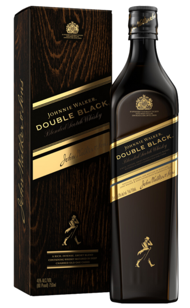 JOHNNIE WALKER SCOTCH BLENDED DOUBLE BLACK 750ML - Remedy Liquor