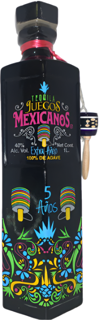 JUEGOS MEXICANOS TEQUILA EXTRA ANEJO 5YR 1LI Spirits