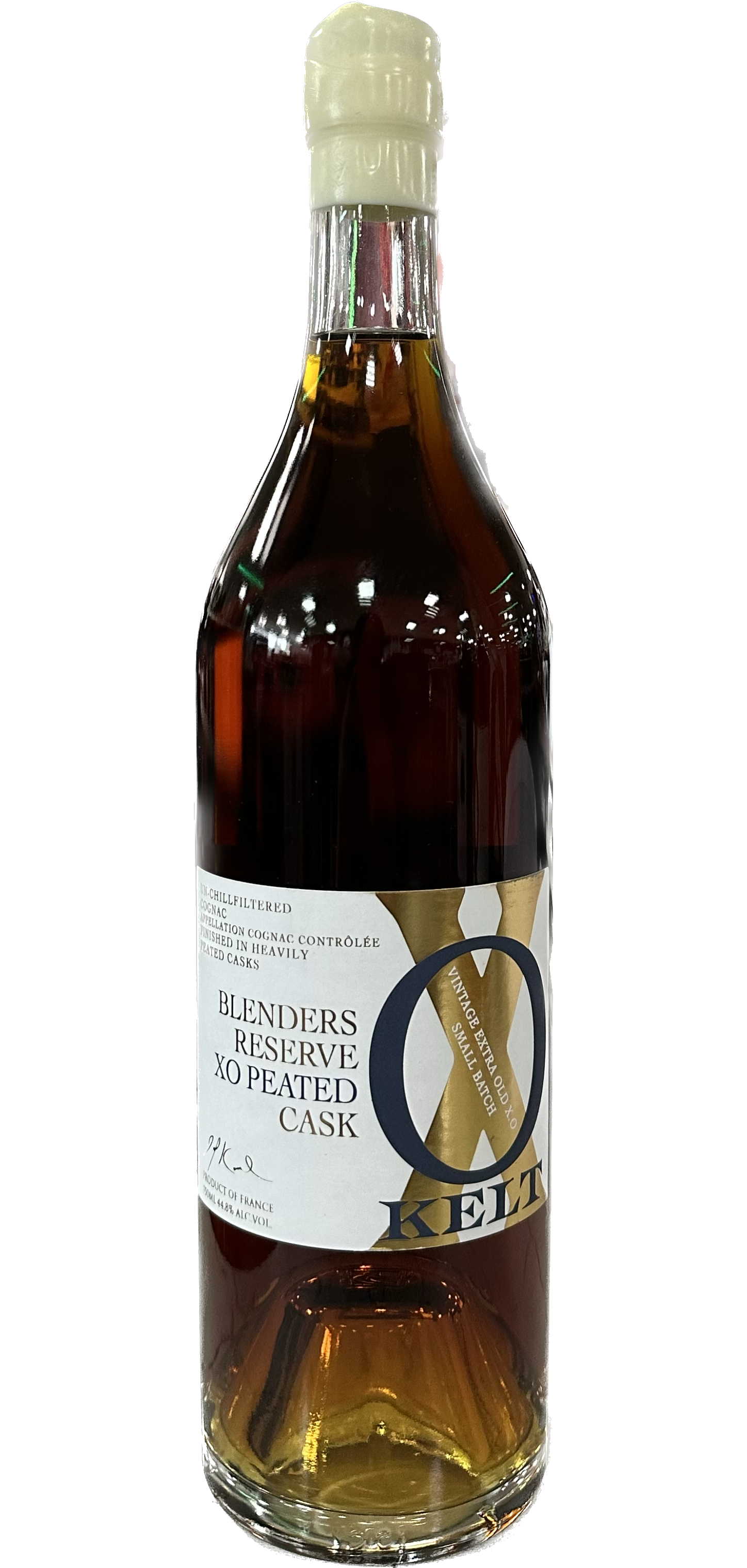 KELT COGNAC XO BLENDERS RESERVE PEATED WHISKY CASK 750ML - Remedy Liquor