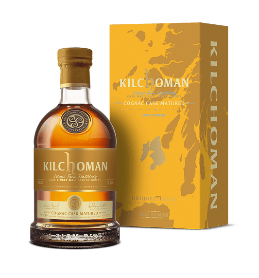 KILCHOMAN SCOTCH SINGLE MALT COGNAC CASK MATURED 700ML