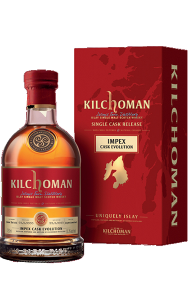 KILCHOMAN SCOTCH SINGLE MALT SINGLE CASK RELEASE IMPEX CASK